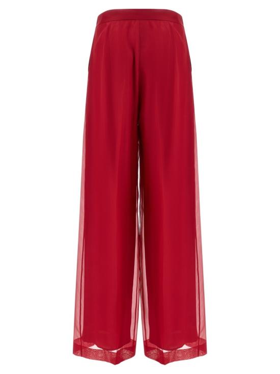 26SS 막스마라 Mxeolivi 실크 오간자 레이어드 팬츠 2611131044600003 Red - MAX MARA
