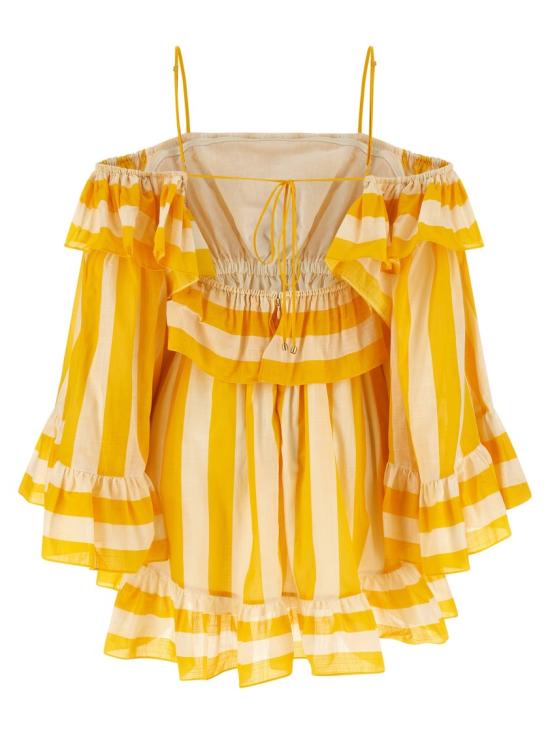 26SS 짐머만 숏 원피스 6441DRS263YLCMS Gold - ZIMMERMANN