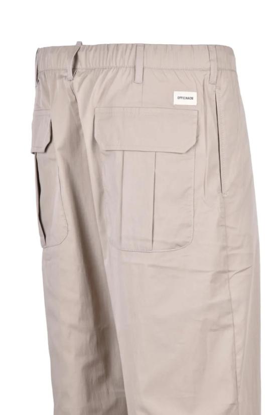 25SS 오피치나 36 팬츠 생동감 넘치는 터쿼이즈 색상의 편안한 핏 - OFFICINA 36