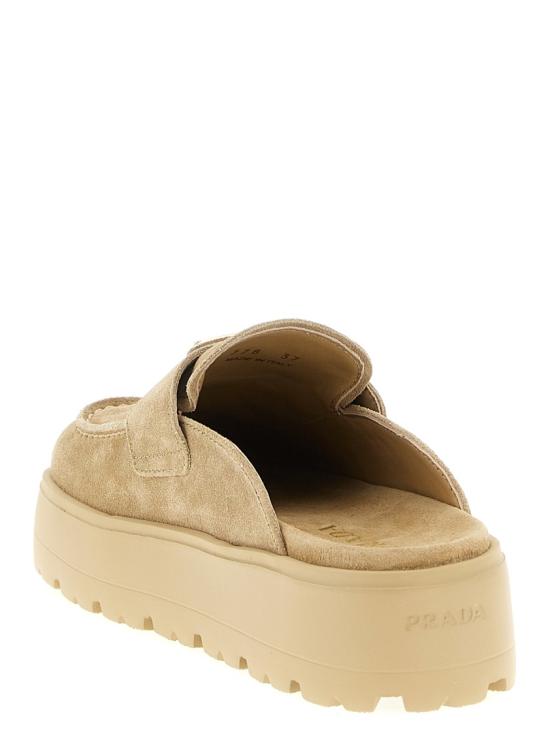 26SS 프라다 뮬/슬리퍼 1XZ778F045054F0379 Neutrals - PRADA