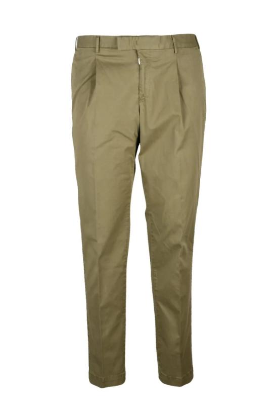 25SS 피티토리노 팬츠 신축성 있는 바지 - 올리브 그린