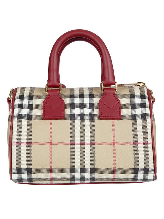 26SS 버버리 미니 체크 볼링백 8116280 B9724 Neutrals - BURBERRY