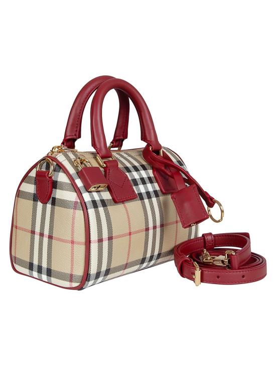 26SS 버버리 미니 체크 볼링백 8116280 B9724 Neutrals - BURBERRY