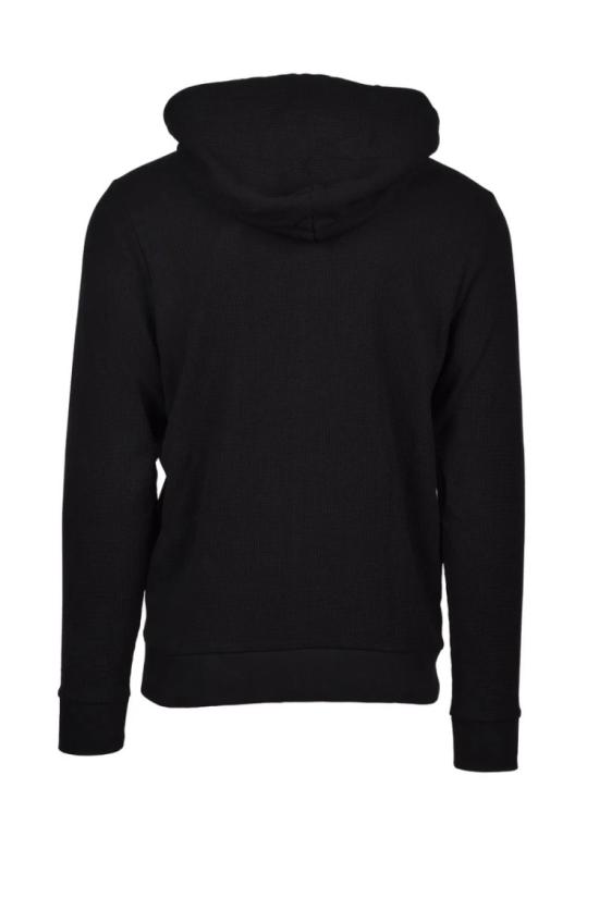  디젤 탑 지퍼 후드티 - 블랙 - DIESEL