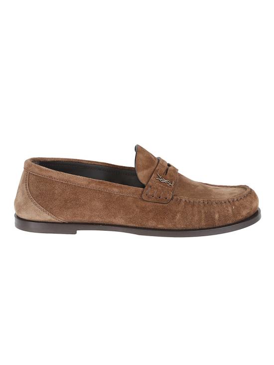 26SS 생로랑 스웨이드 페니로퍼 8211732OYAA2732 Brown