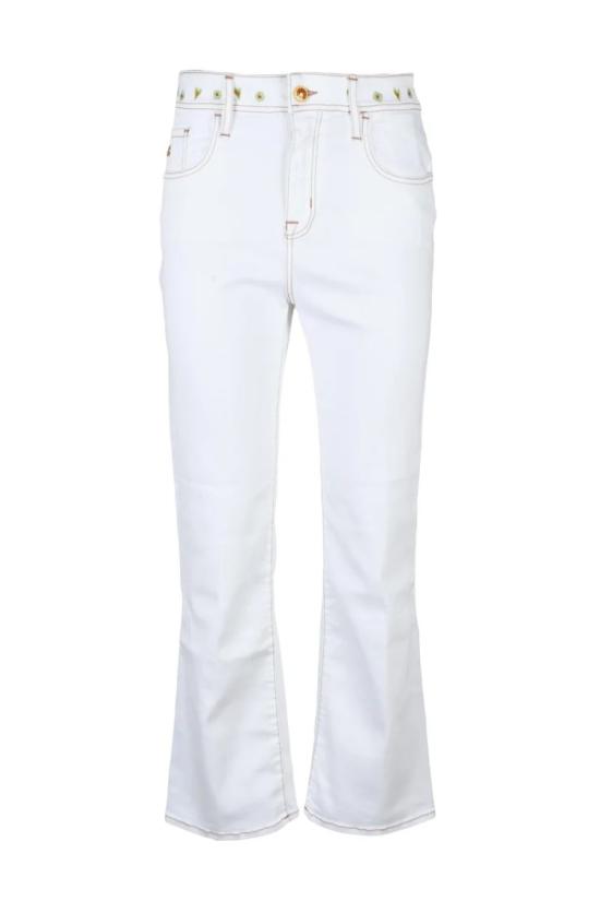  야콥코헨 데님 라이오셀 코튼 스트레치 진 - 화이트