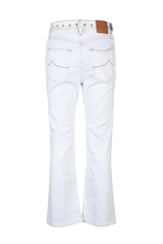  야콥코헨 데님 라이오셀 코튼 스트레치 진 - 화이트 - JACOB COHËN