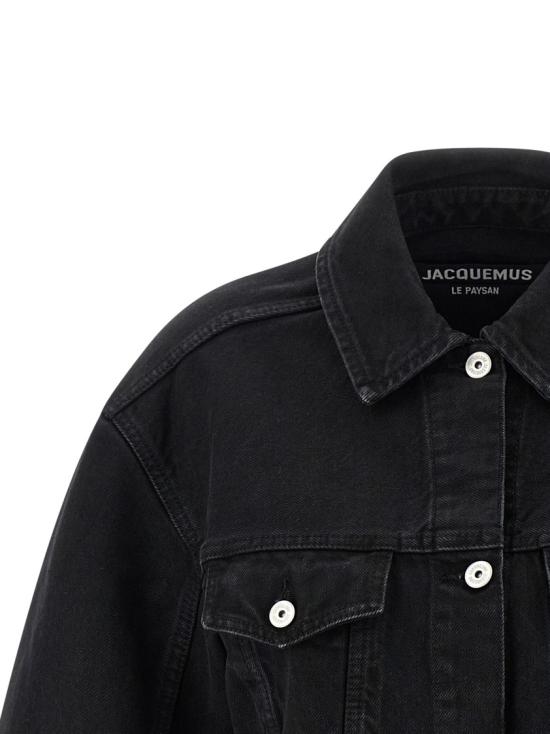 26SS 자크뮈스 데님 25HJAW00027AD00039990 Black - JACQUEMUS