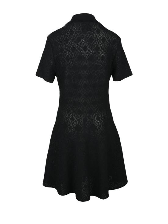 25SS 지방시 미디 원피스 트리코 드레스 비스코스 블랙 - GIVENCHY