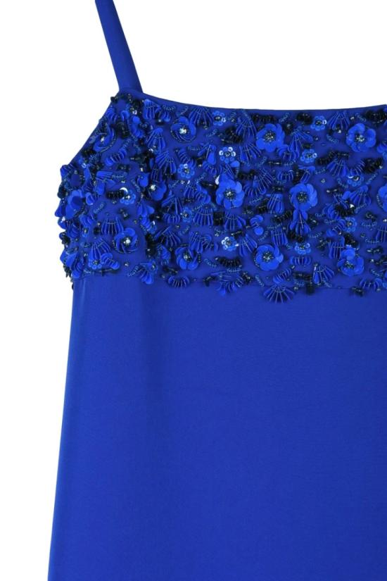 25SS 파로쉬 롱 원피스 롱게트 시스 드레스 - 로얄 블루 - PAROSH