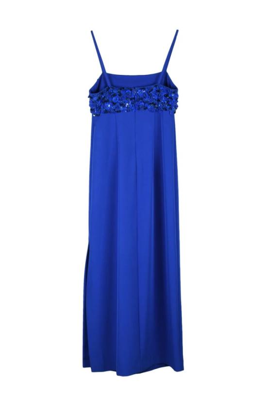 25SS 파로쉬 롱 원피스 롱게트 시스 드레스 - 로얄 블루 - PAROSH