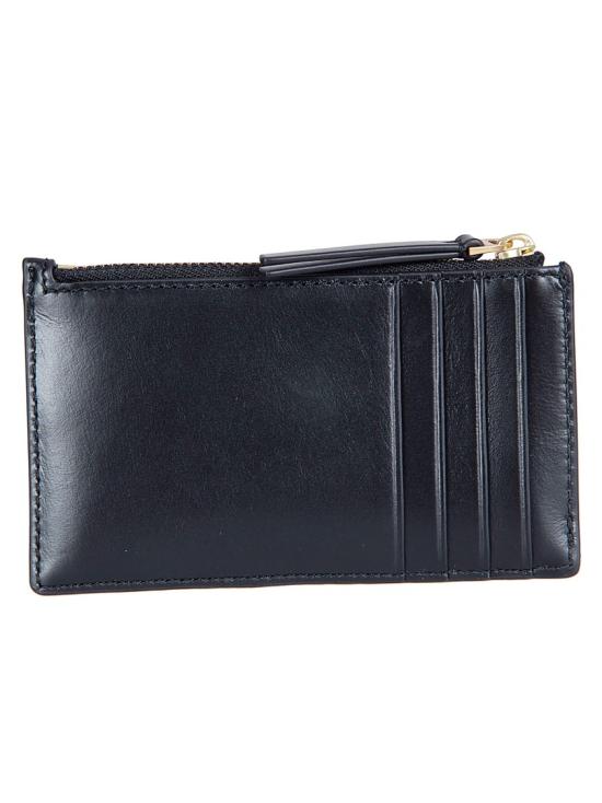 26SS 토리버치 키라 다이아몬드 큉트 집 카드 케이스 158629 001 Black - TORY BURCH
