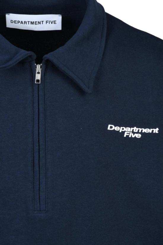 25SS 디파트먼트5 탑 면 지퍼 폴로 스웨트셔츠 - DEPARTMENT 5