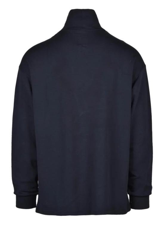  엠포리오 아르마니 탑 목폴라 블랙 기능성 스웨트셔츠 - EMPORIO ARMANI