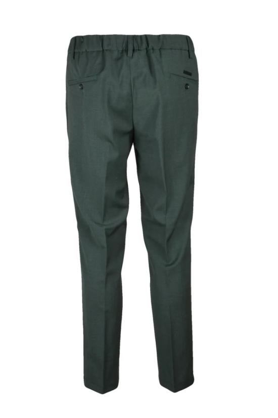 25SS 웅가로 스트레이트 팬츠 클래식 울 스트레치  - 포레스트 그린 - UNGARO