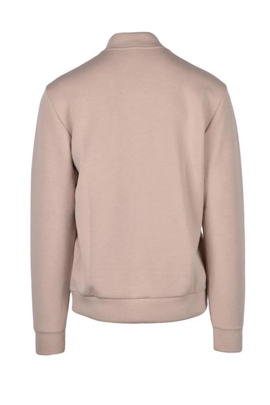 25SS 엠포리오 아르마니 트레이닝 웨어 스트레치 점프수트 세트 - 베이지 - EMPORIO ARMANI