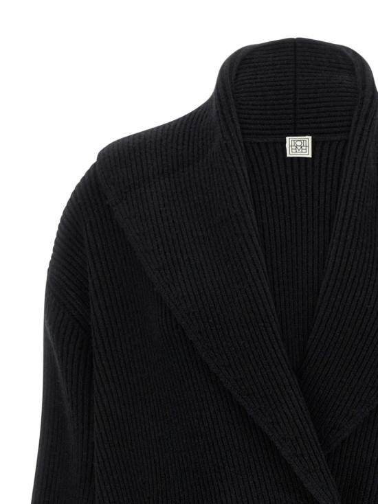 26SS 토템 니트웨어 261WRT0698YA0239001 Black - TOTEME