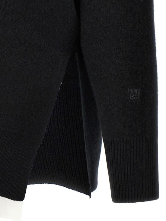 25SS 토템 니트웨어 251WRT4626YA0132001 Black - TOTEME