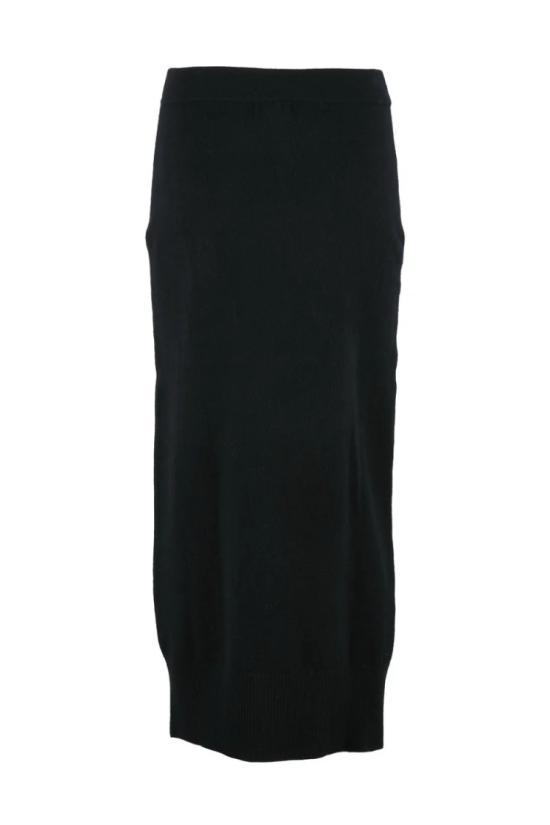  Quilisia 롱 스커트 니트  - 블랙 - OTHER BRANDS