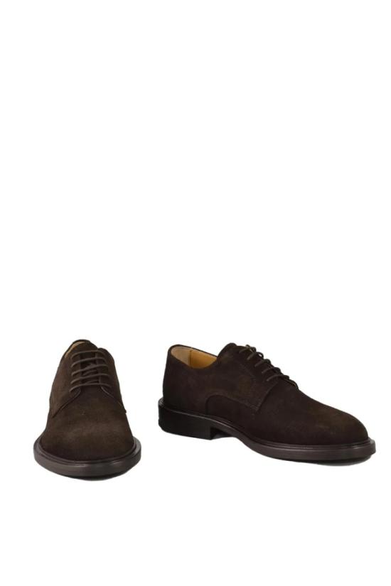  Testoni Bologna 1929 드레스 슈즈 스웨이드 레이스업 슈즈 - 브라운 - OTHER BRANDS