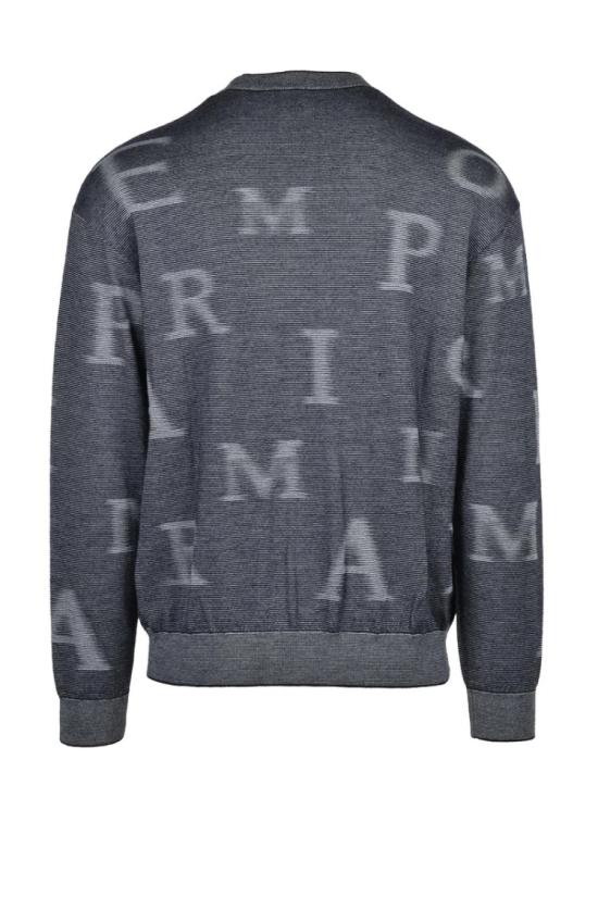  엠포리오 아르마니 스웨터 크루넥 스웨터 - 회색 - EMPORIO ARMANI