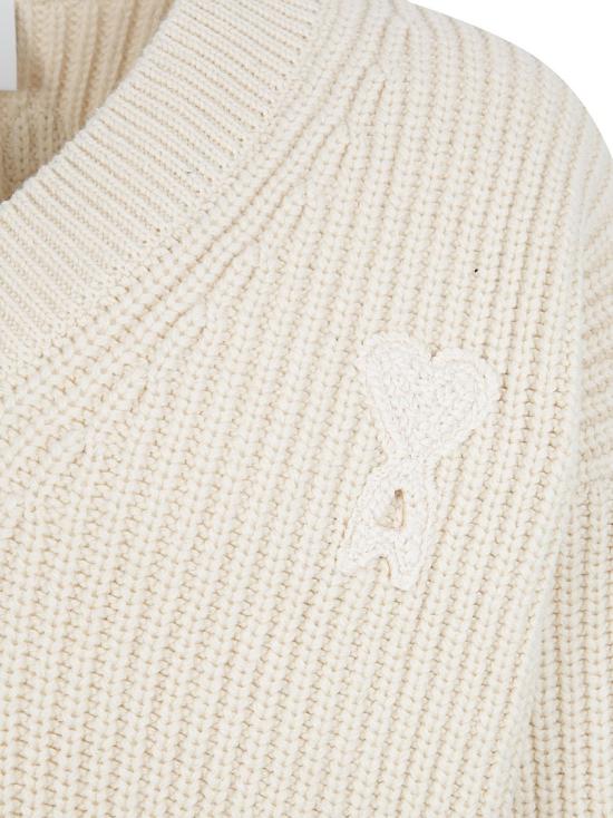 26SS 아미 스웨터 UKS864MKN0161136 White - AMI