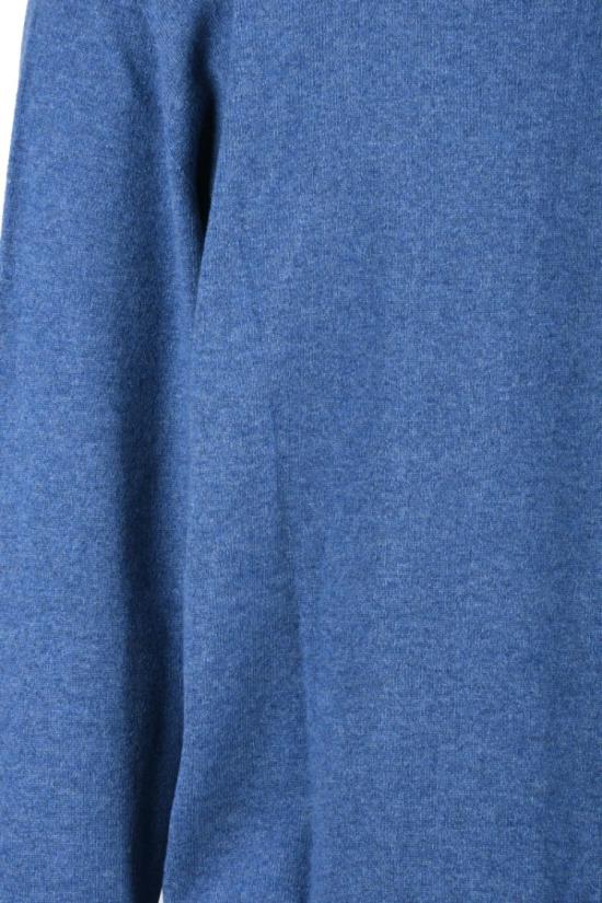  하위코 폴로 티셔츠 캐시미어 니트 폴로 셔츠 (연한 파란색) - HAWICO