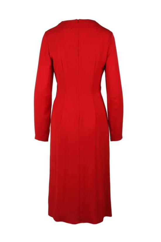 25SS 막스마라 미디 원피스 맘몰라 드레스 - 레드 - MAX MARA