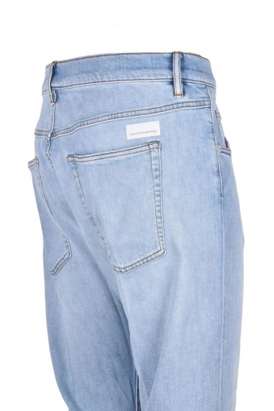 25SS 나인인더모닝 데님 락 스키니 진 - 라이트 블루 - NINE IN THE MORNING