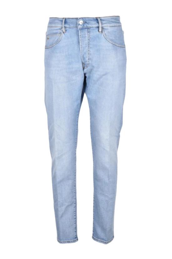 25SS 나인인더모닝 데님 락 스키니 진 - 라이트 블루