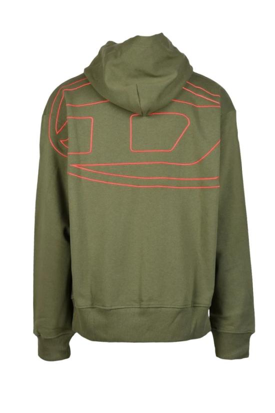  디젤 탑 남성용 스웨트셔츠 - 녹색 - DIESEL