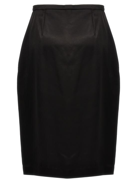  생로랑 스커트 777645Y3I931000 Black - SAINT LAURENT