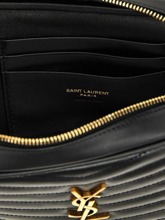 26SS 생로랑 퀼티드 레더 루 미니백 748849DV7071000 Black - SAINT LAURENT