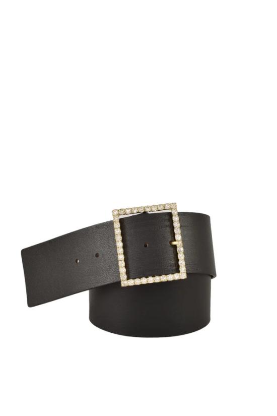  비로우더레귤러 벨트 레귤러 벨트 가죽  - 블랙