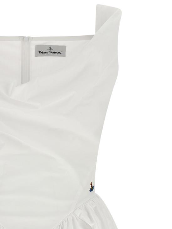 26SS 비비안웨스트우드 숏 원피스 1101039HW009QA401 White - VIVIENNE WESTWOOD