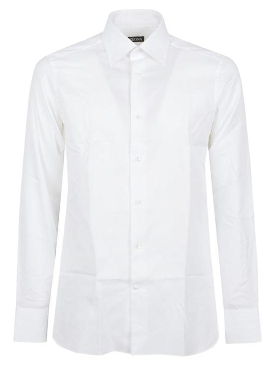 26SS 에르메네질도제냐 긴팔 셔츠 303901A39MS0PAG White