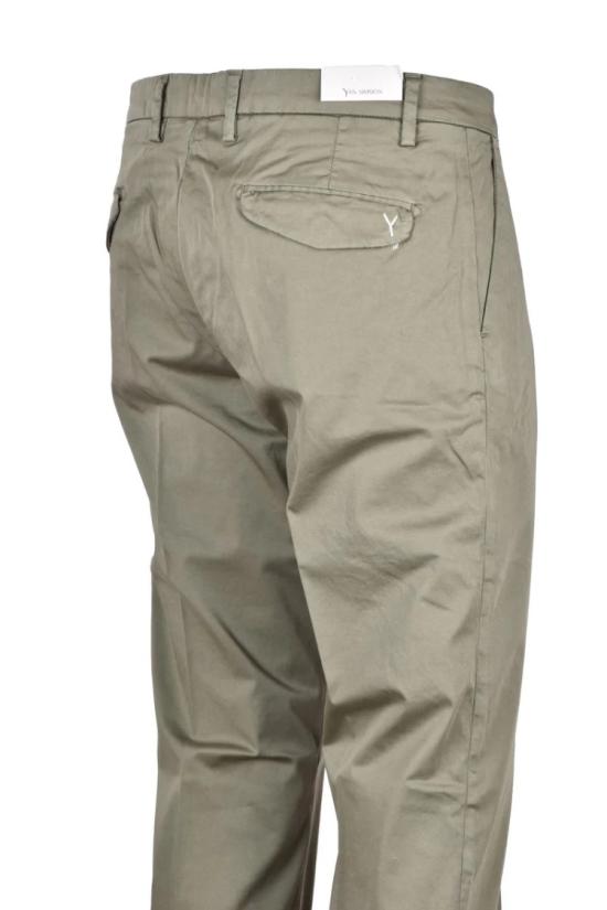 25SS 얀시몬 팬츠 프렌드  코튼 스트레치 - 그린 - YAN SIMMON