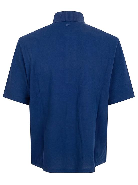 26SS 아미 폴로 티셔츠 UPL428MJE0221A021 Blue - AMI