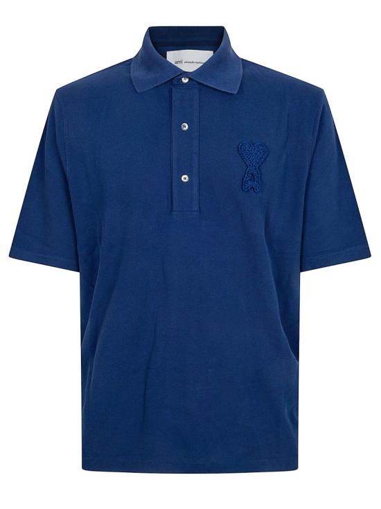 26SS 아미 폴로 티셔츠 UPL428MJE0221A021 Blue