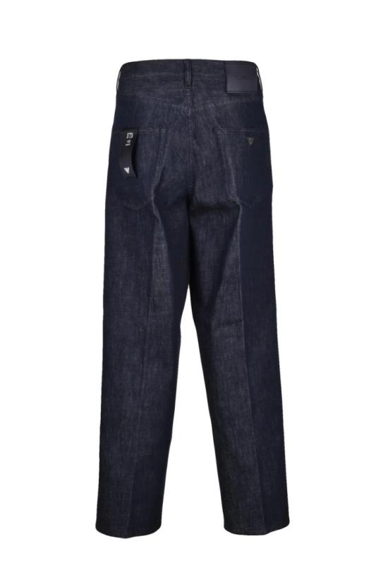  엠포리오 아르마니 데님 루즈핏 청바지 - 블루 - EMPORIO ARMANI