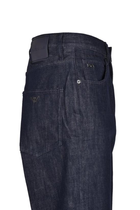  엠포리오 아르마니 데님 루즈핏 청바지 - 블루 - EMPORIO ARMANI