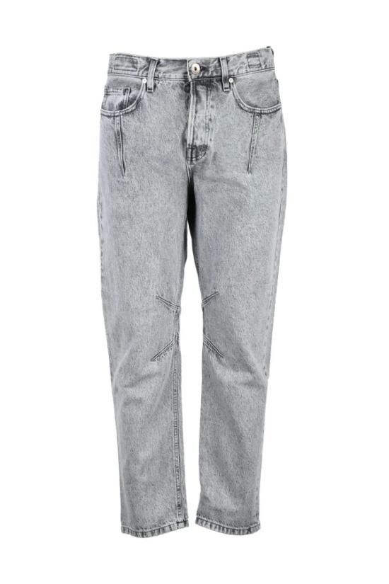  일레븐티 데님 레귤러핏 청바지 - 그레이