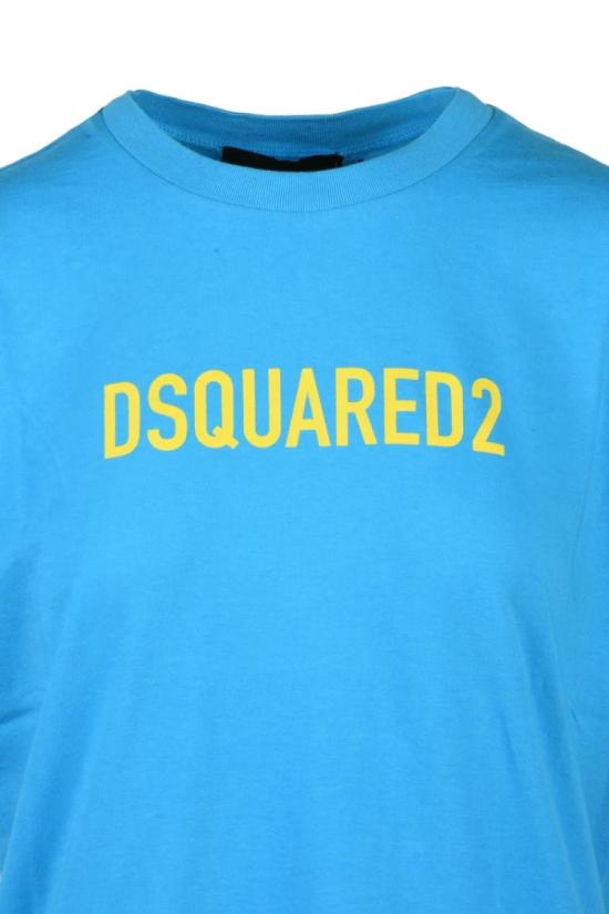 25SS 디스퀘어드2 반팔 티셔츠 면 티셔츠 - 연한 파란색 - DSQUARED2