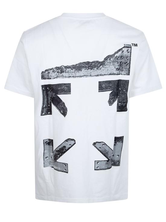 26SS 오프화이트 반팔 티셔츠 44MAA027S26J001100 White - OFF WHITE