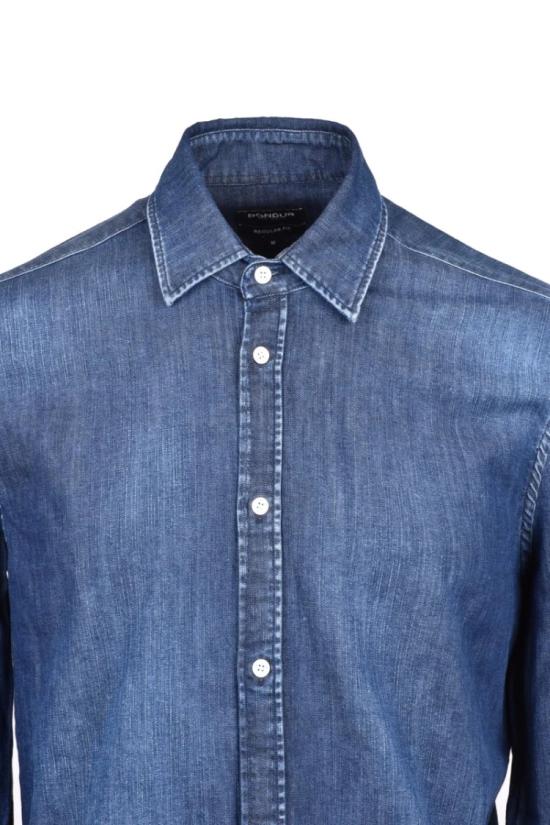  돈답 데님 캐주얼 긴팔 셔츠 - DONDUP