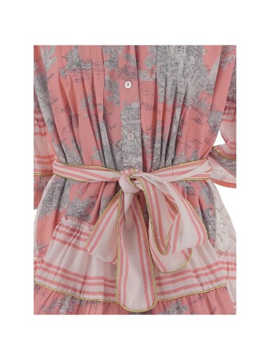 26SS Pep's Cannes 미디 원피스 NEWTOILE04STRAWBERRYGREY Pink - OTHER BRANDS