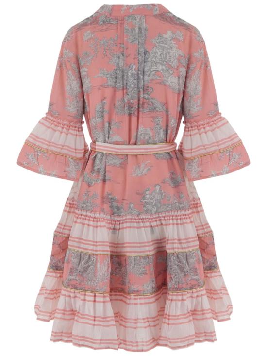 26SS Pep's Cannes 미디 원피스 NEWTOILE04STRAWBERRYGREY Pink - OTHER BRANDS