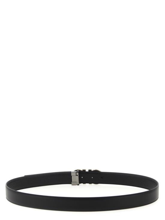 26FW 살바토레 페라가모 가죽 벨트 786992NERO Black - SALVATORE FERRAGAMO