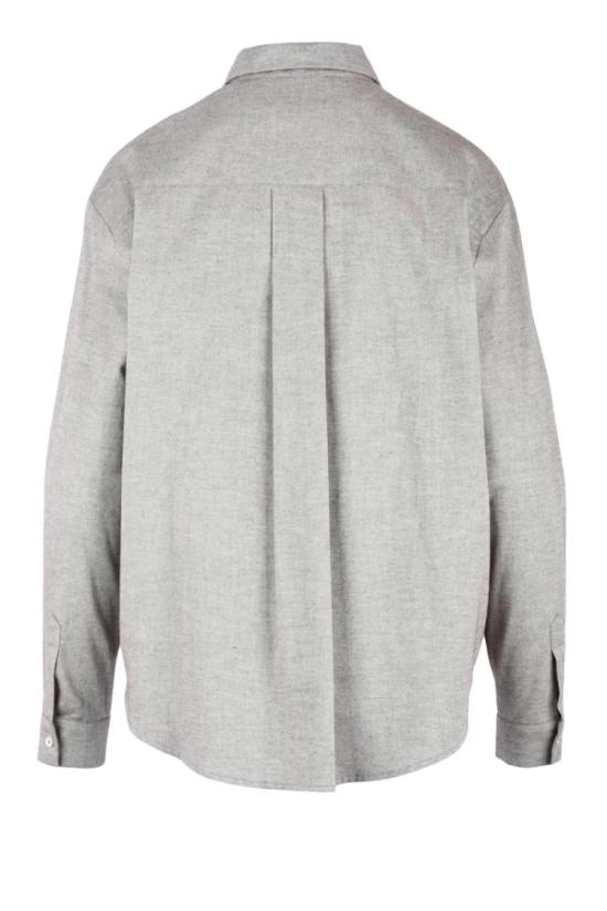  발바 셔츠 셔츠 (비스코스/면/캐시미어 혼방) - 회색 - BARBA