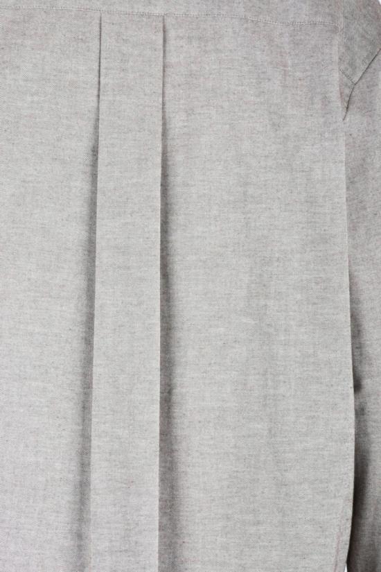  발바 셔츠 셔츠 (비스코스/면/캐시미어 혼방) - 회색 - BARBA